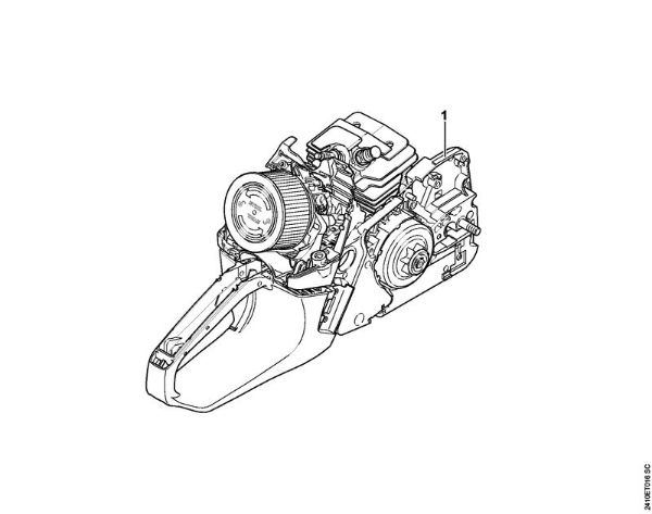 Motosierras de gasolina (MS) MS 241 C-BEM Níºmero de máquinaÂ  de la marca Stihl